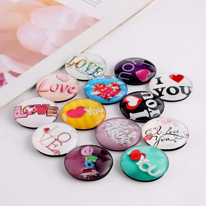 Wholesale 10pcs Ghost Time Gem Crystal Soft Magnetic Fridge Magnet Decoration